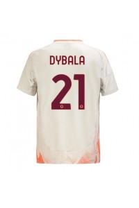 AS Roma Paulo Dybala #21 Fotballdrakt Borte Klær 2024-25 Korte ermer